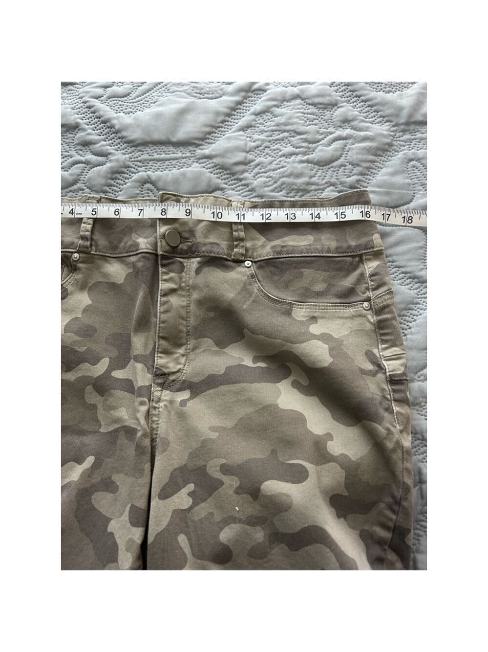 Seven7 Curvy High-Rise Camo Skinny Jeans Women’s 14 Stretch - Picture 10 of 11